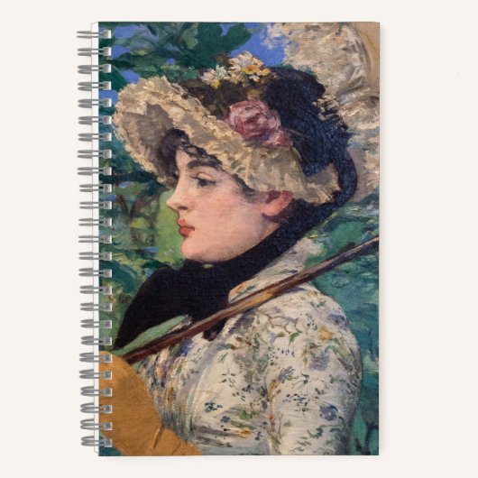 Jeanne (lente) van Édouard Manet Notitieboek (Voorkant)