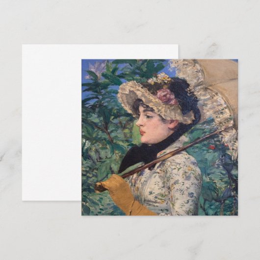 Jeanne (lente) van Édouard Manet Programmakaart (Voorkant / Achterkant)