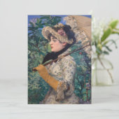 Jeanne (lente) van Édouard Manet Save The Date (Staand voorkant)