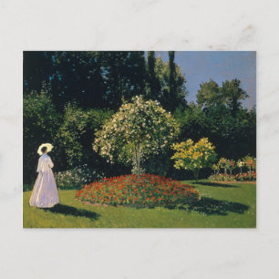 Jeanne-Marguerite Lecadre in de tuin - Monet Briefkaart