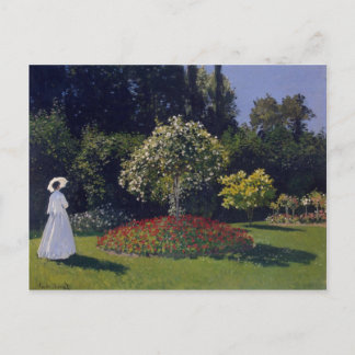 Jeanne-Marguerite Lecadre in het briefkaart van de