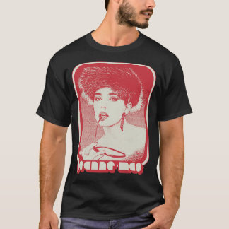 Jeanne Mas Retro Esthetisch Fan Design T-shirt