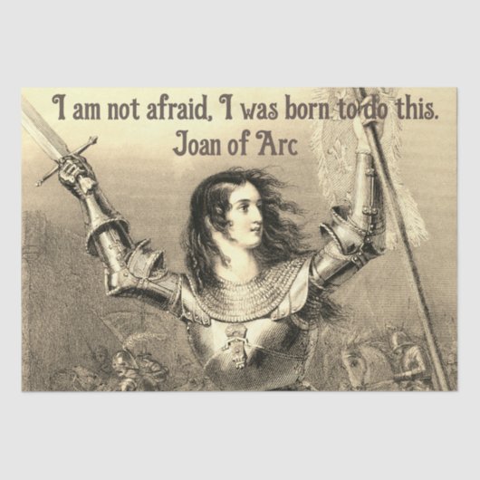Jeanne of Arc Gift Tissue Paper Tissuepapier (Voorkant)