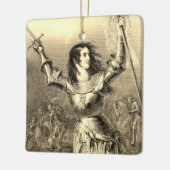 Jeanne of Arc Square Ornament (Links)