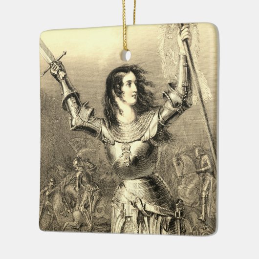 Jeanne of Arc Square Ornament (Links)