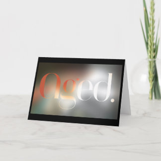 Jeanne: oud notitiekaartje