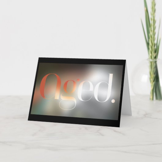 Jeanne: oud notitiekaartje (Voorkant)