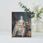 Jeanne Poisson the Marquise de Pompadour, 1755 Briefkaart (Staand voorkant)