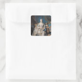 Jeanne Poisson the Marquise de Pompadour, 1755 Vierkante Sticker (Tas)