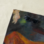 Jeanne rust in een prachtige mediterrane tuin strandlaken (In situ)