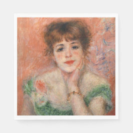 Jeanne Samary in een Low Necked Dress (door Renoir Servet