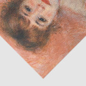 Jeanne Samary in een Low Necked Dress (door Renoir Tissuepapier (Detail)