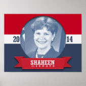 JEANNE SHAHEEN CAMPAIGN POSTER (Voorkant)