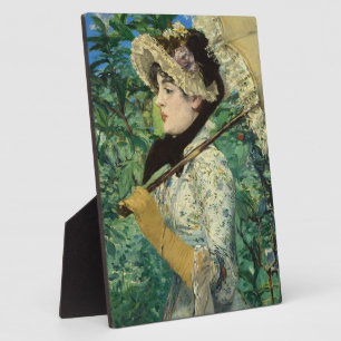 Jeanne (Spring), Edouard Manet Fine Art Fotoplaat