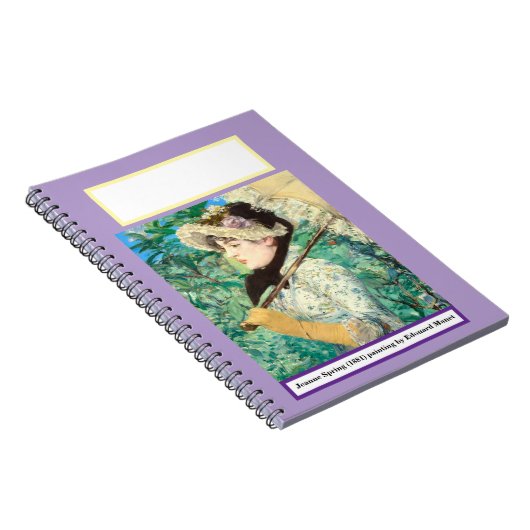 Jeanne Spring van Edouard Manet. Notitieboek (Rechterzijde)