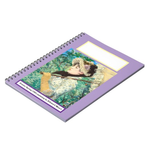 Jeanne Spring van Edouard Manet. Notitieboek (Linkerzijde)