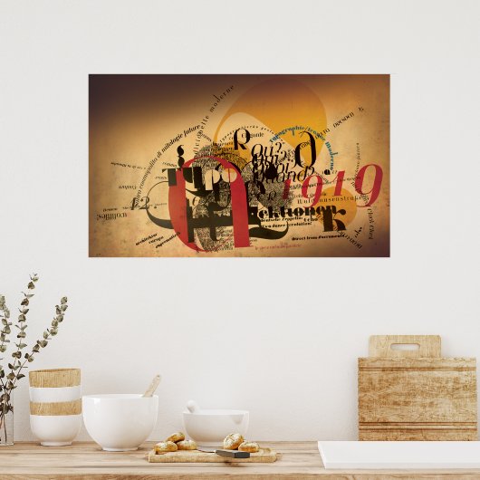 Jeanne: Typo 1919 Poster (Keuken)