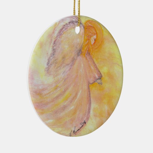 Jeanne's Angel Keramisch Ornament (Rechts)