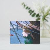 "Jeannie Johnston" vaartuig voor de opleiding van  Briefkaart (Staand voorkant)