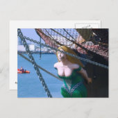 "Jeannie Johnston" vaartuig voor de opleiding van  Briefkaart (Voorkant / Achterkant)