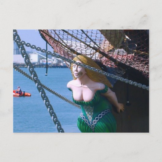 "Jeannie Johnston" vaartuig voor de opleiding van  Briefkaart (Voorkant)