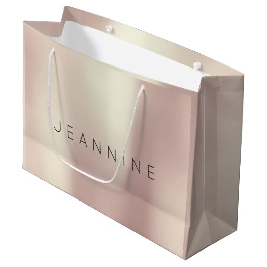 Jeannie Roos Gold Blush Parly Minimal Gift Groot Cadeauzakje (Voorkant Gekanteld)