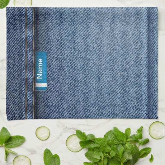 Jeans 1 Kitchen Towel Theedoek (Gevouwen)