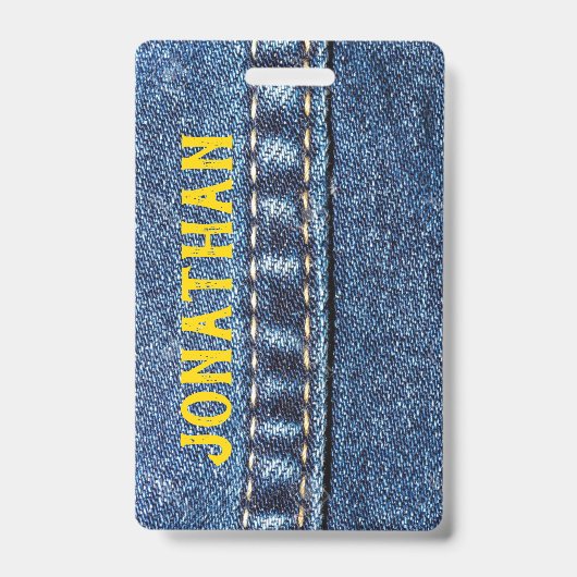 Jeans Bagage Label / Badge (Voorzijde)