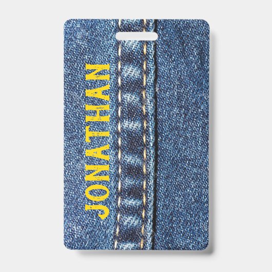 Jeans Bagage Label / Badge (Voorzijde)