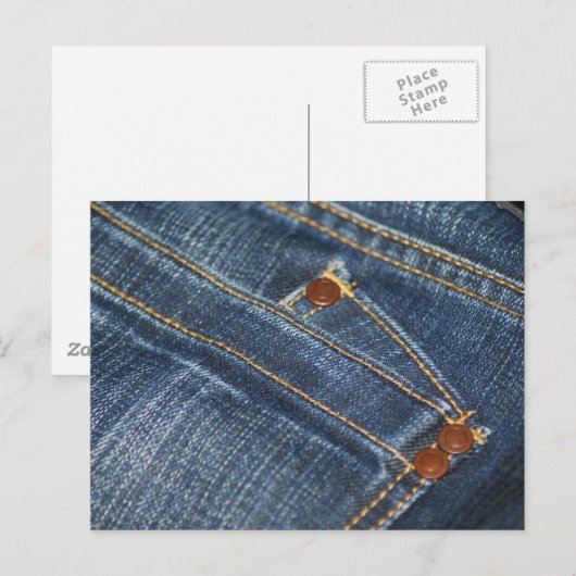 Jeans Briefkaart (Voorkant / Achterkant)