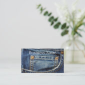 Jeans Business/Profile Card Visitekaartje (Staand voorkant)
