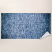 Jeans Cotton Texture Strandlaken (Voorkant)