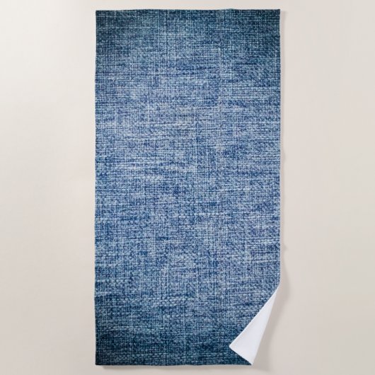 Jeans Cotton Texture Strandlaken (Voorkant)
