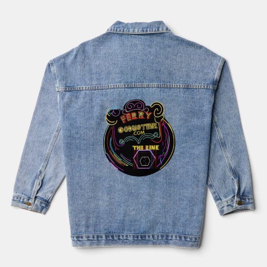 jeans denim jacket (Achterkant)