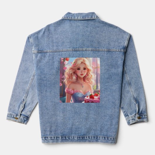 jeans denim jacket (Achterkant)
