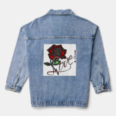 jeans denim jacket (Achterkant)