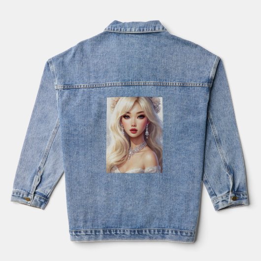 jeans denim jacket (Achterkant)