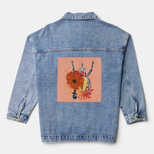 jeans denim jacket (Achterkant)