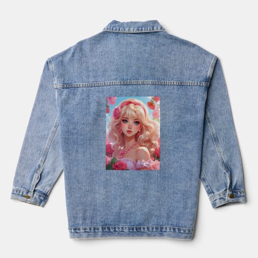 jeans denim jacket (Achterkant)