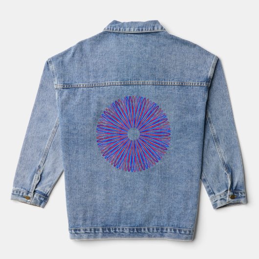 jeans denim jacket (Achterkant)