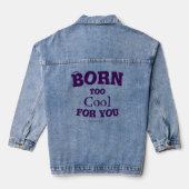 jeans denim jacket (Achterkant)