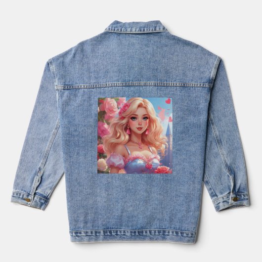 jeans denim jacket (Achterkant)