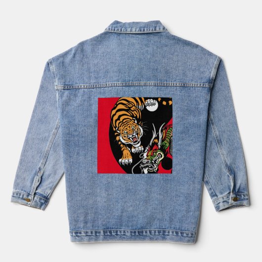 jeans denim jacket (Achterkant)