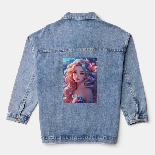 jeans denim jacket (Achterkant)