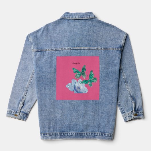 jeans denim jacket (Achterkant)