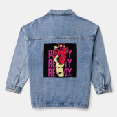 jeans denim jacket (Achterkant)