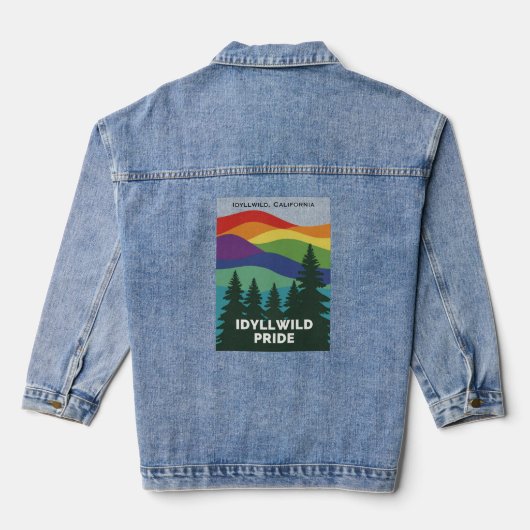 jeans denim jacket (Achterkant)