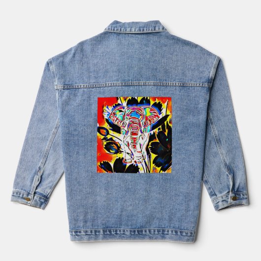 jeans denim jacket (Achterkant)
