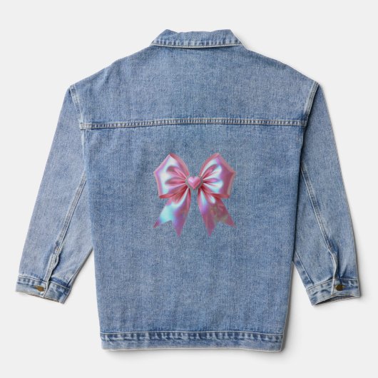 jeans denim jacket (Achterkant)