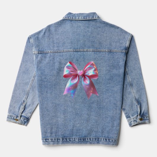 jeans denim jacket (Achterkant)